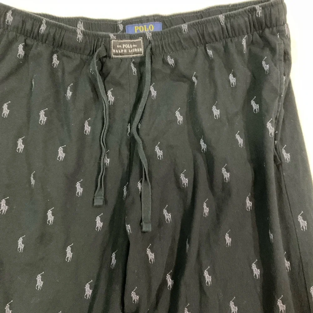 Men’s Polo Ralph Lauren Black Cotton Pajama Pants